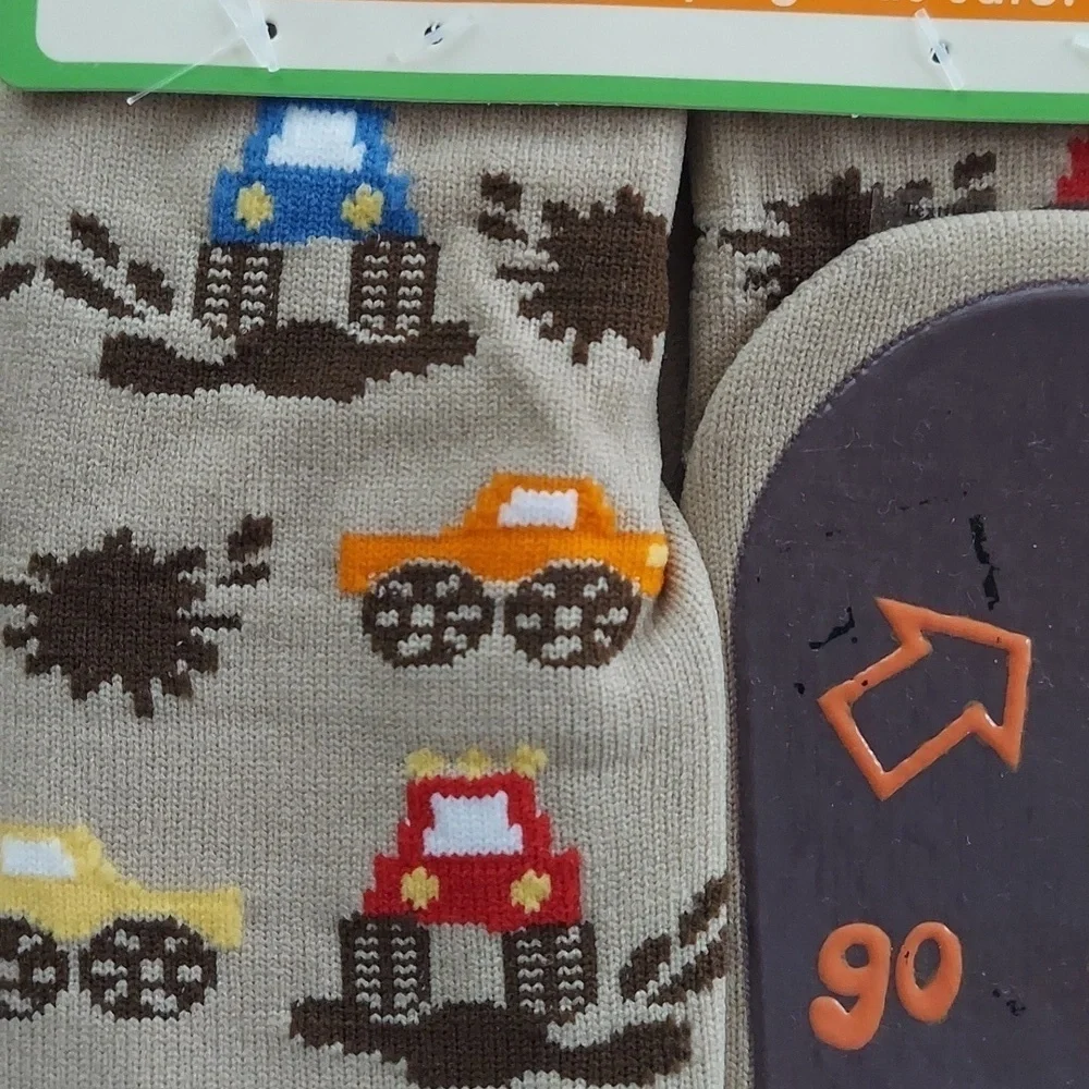 Monster truck skid proof socks  - size 24 Month